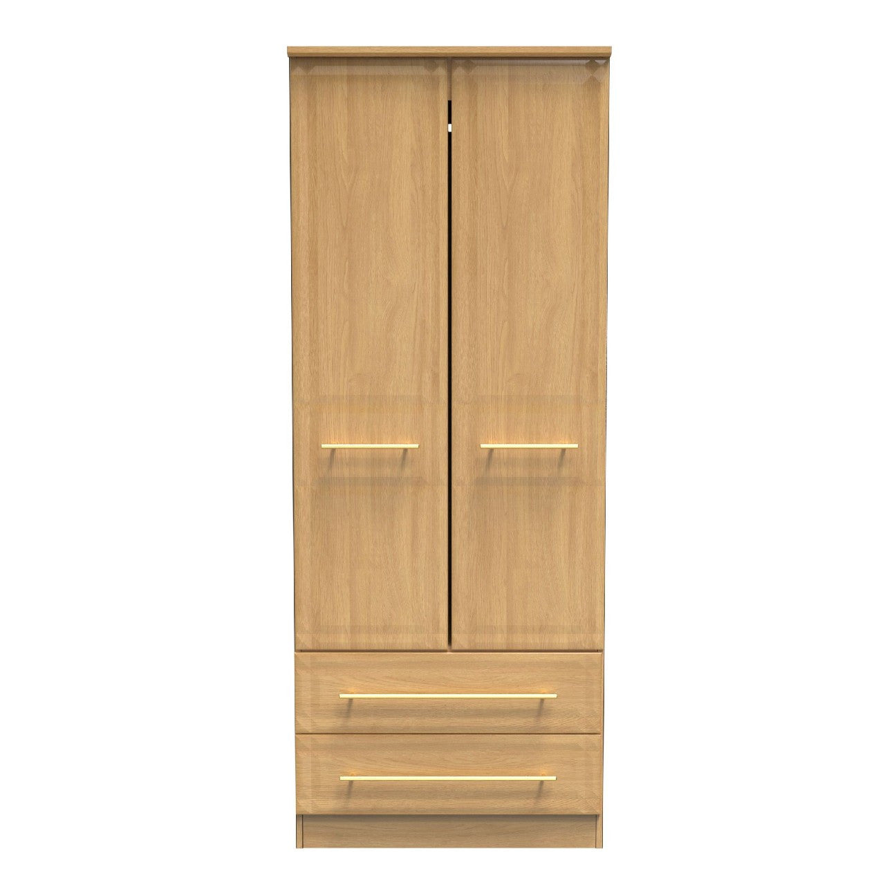 Faye Modern Oak Bedroom Set 4