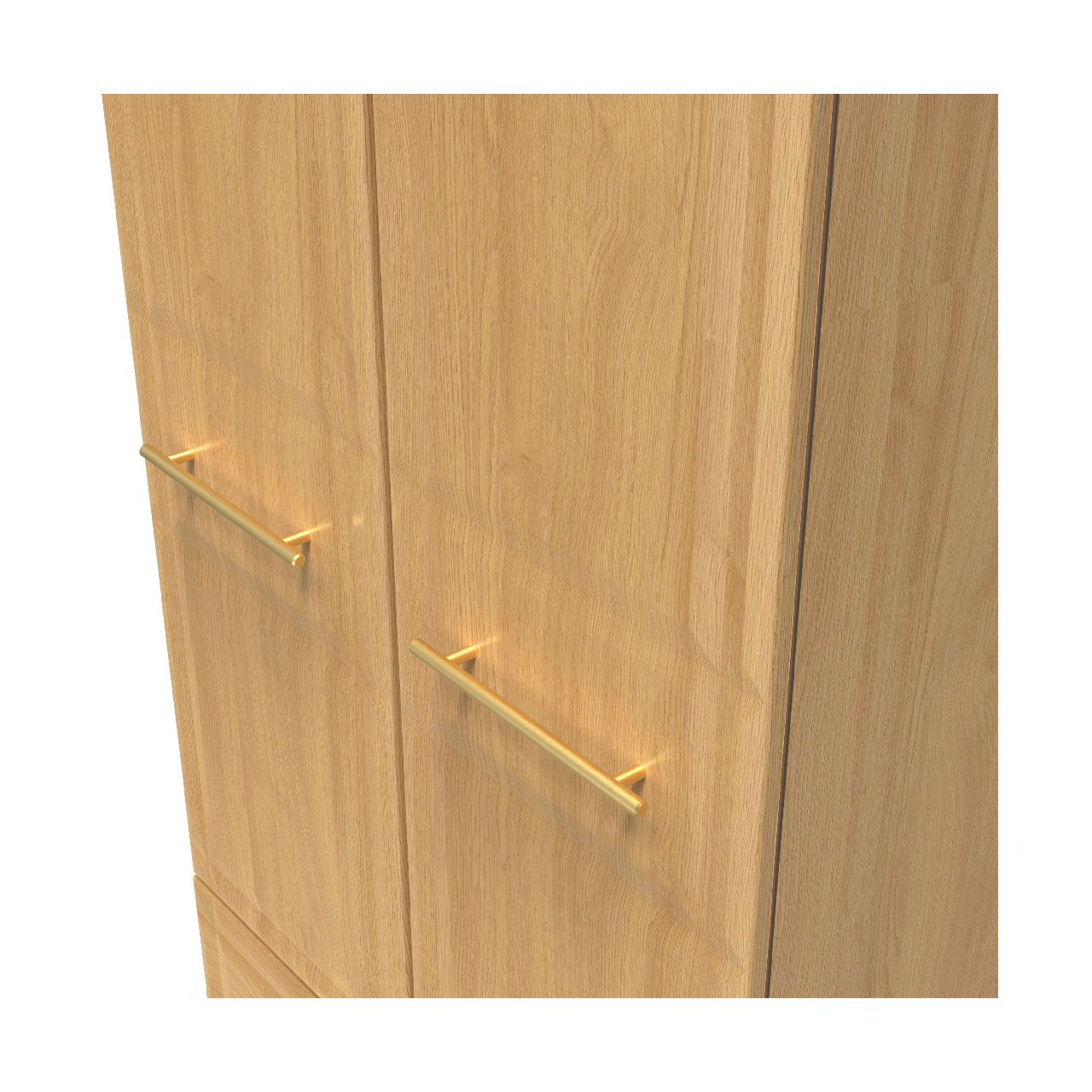 Faye Modern Oak Bedroom Set 2