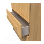 Faye Modern Oak Bedroom Set 2