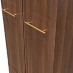 Faye Noche Walnut Bedroom Set 4