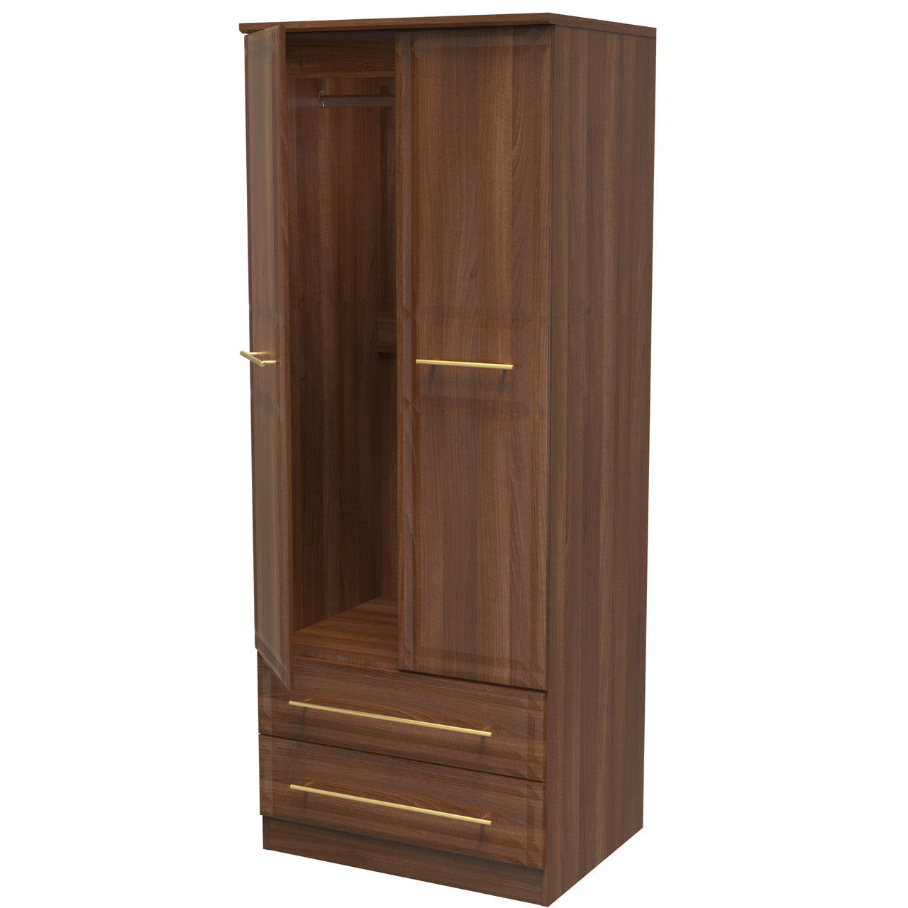 Faye Noche Walnut Bedroom Set 4