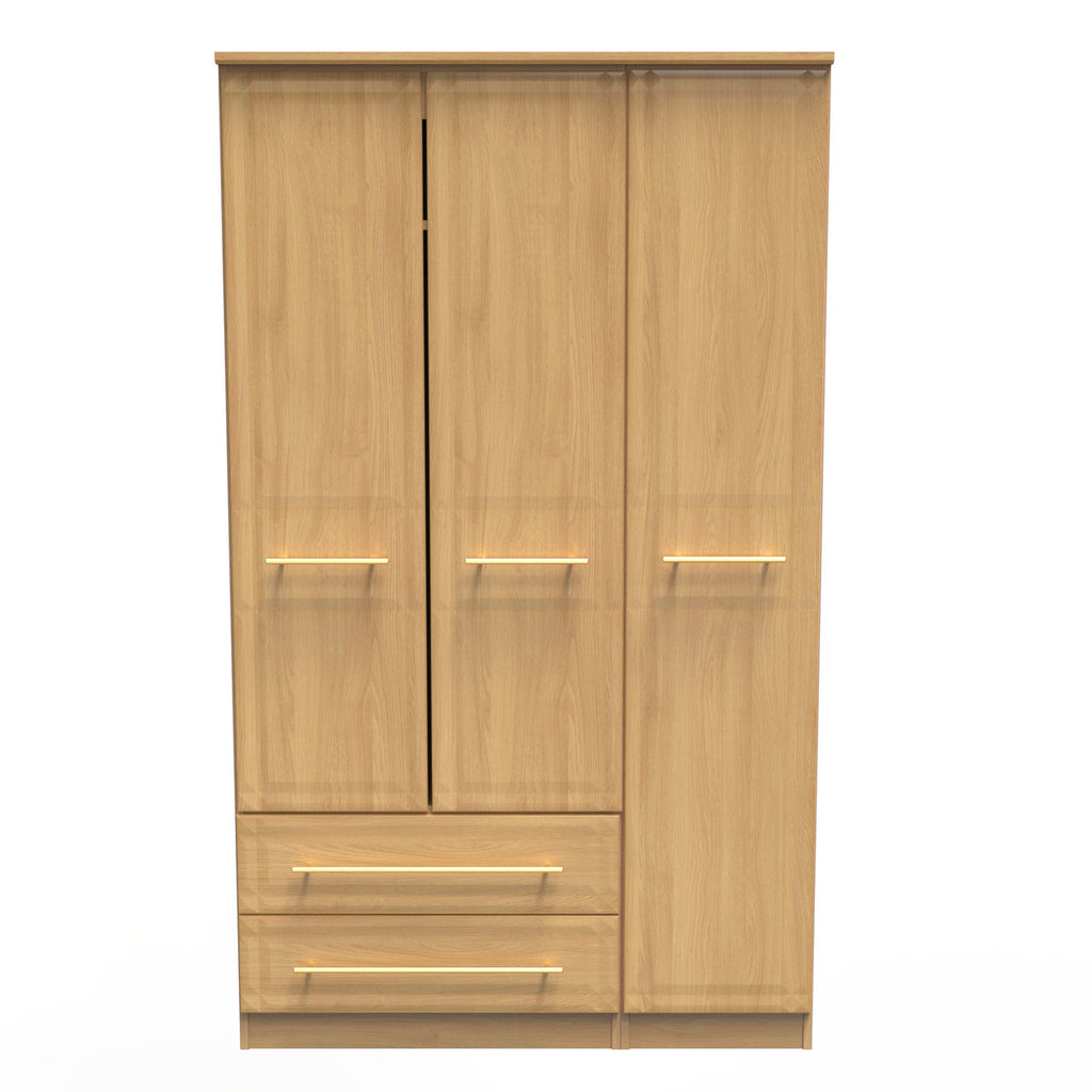 Faye Modern Oak Bedroom Set 8