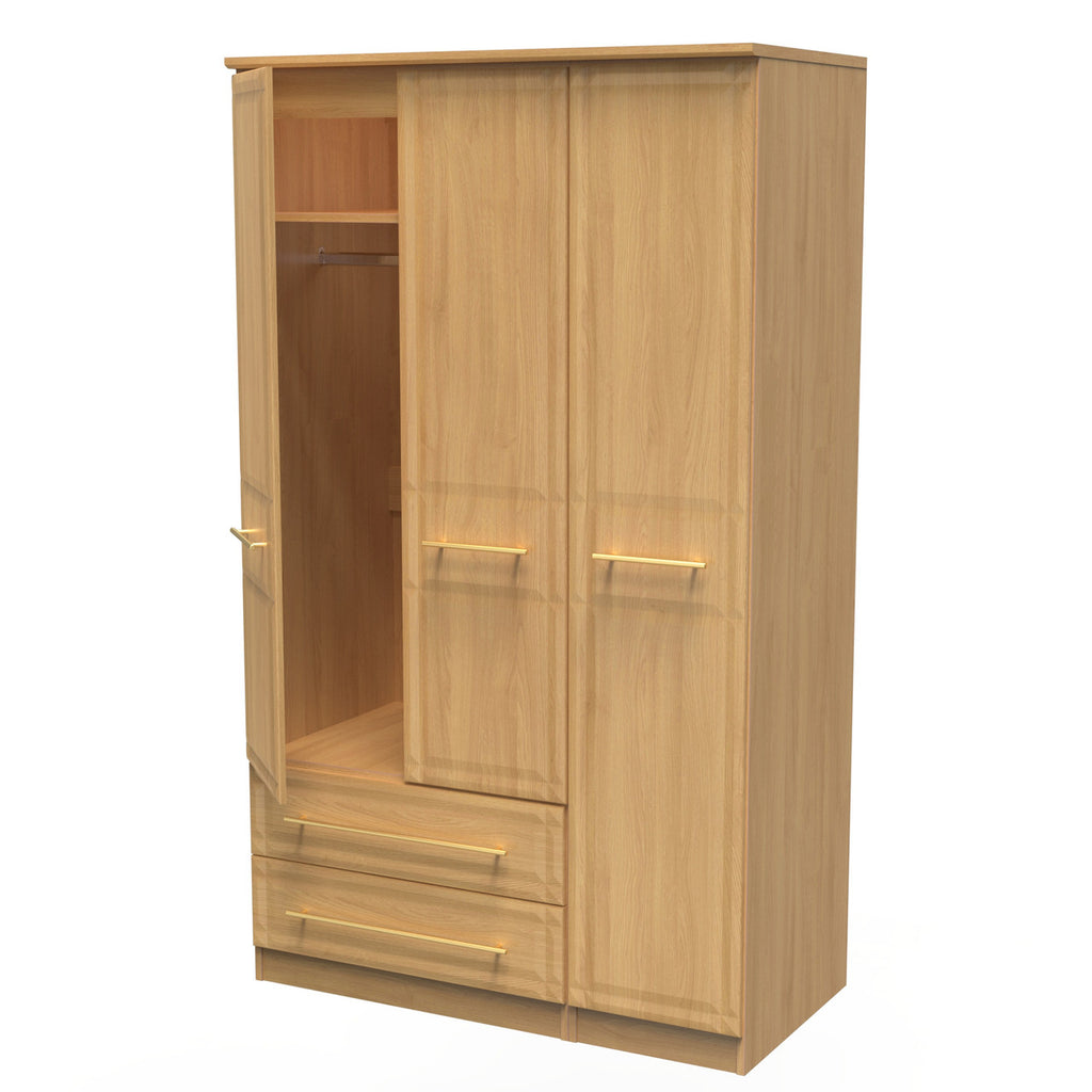 Faye Modern Oak Bedroom Set 8