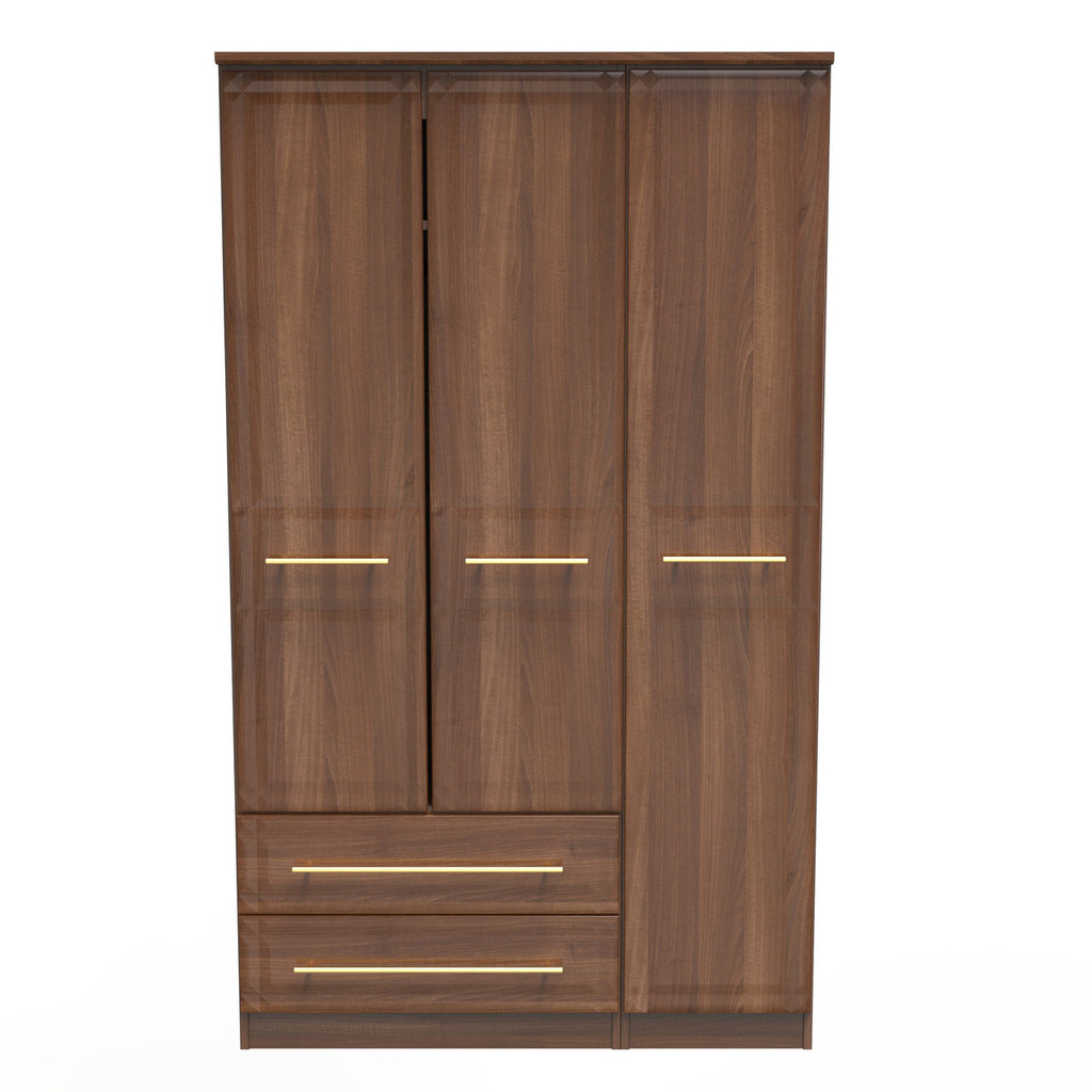 Faye Noche Walnut Bedroom Set 8