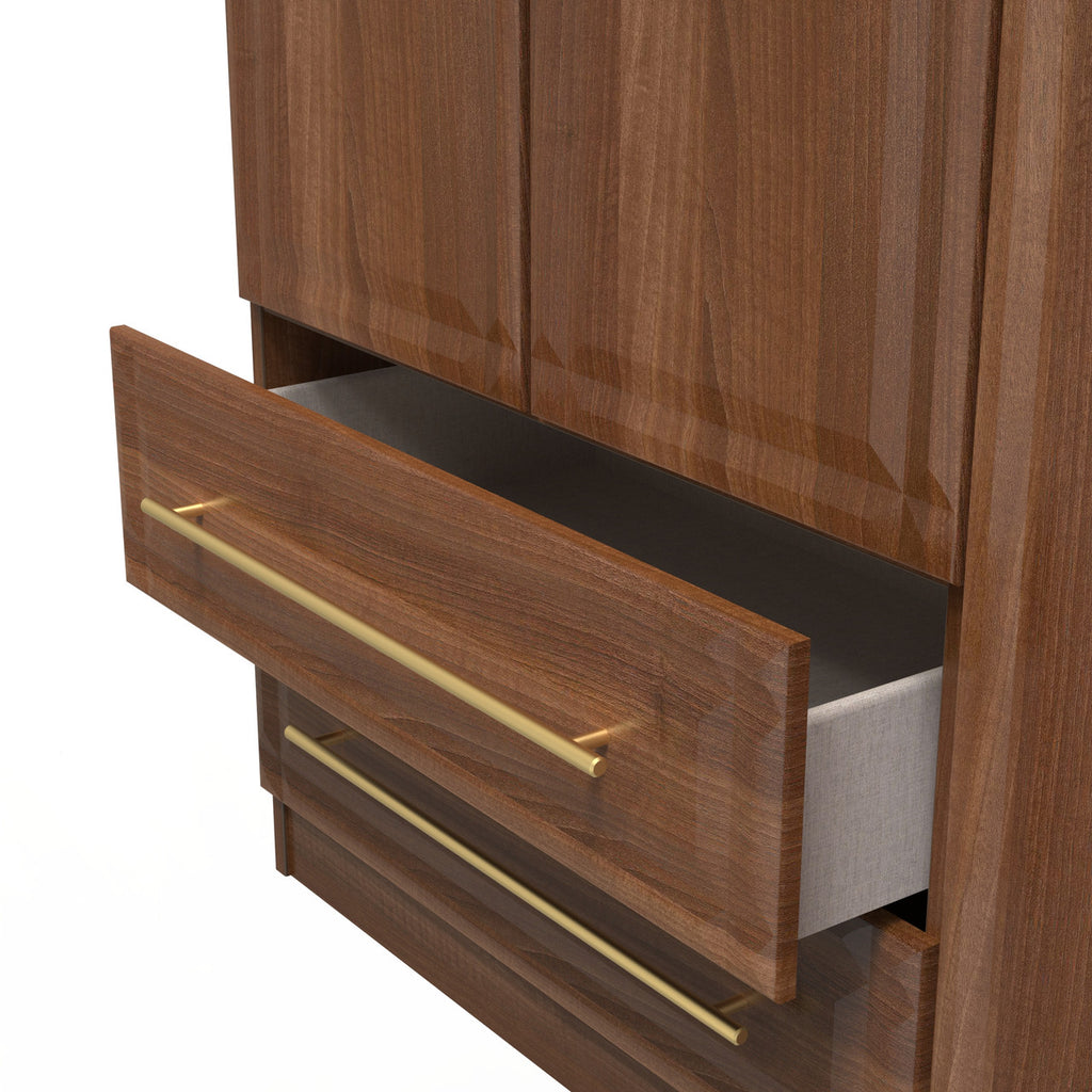 Faye Noche Walnut Bedroom Set 8