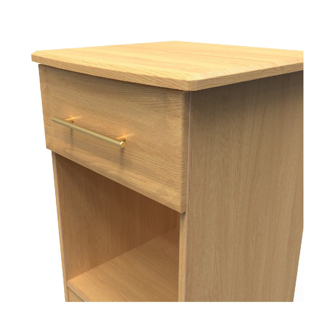 Faye Modern Oak Bedroom Set 2