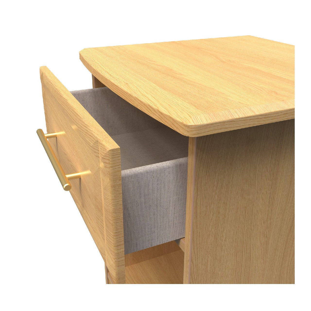 Faye Modern Oak Bedroom Set 2