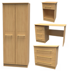 Faye Modern Oak Bedroom Set 5