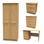 Faye Modern Oak Bedroom Set 6