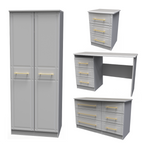 Faye Grey Ash Bedroom Set 7