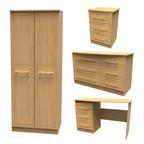 Faye Modern Oak Bedroom Set 7