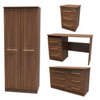 Faye Noche Walnut Bedroom Set 7