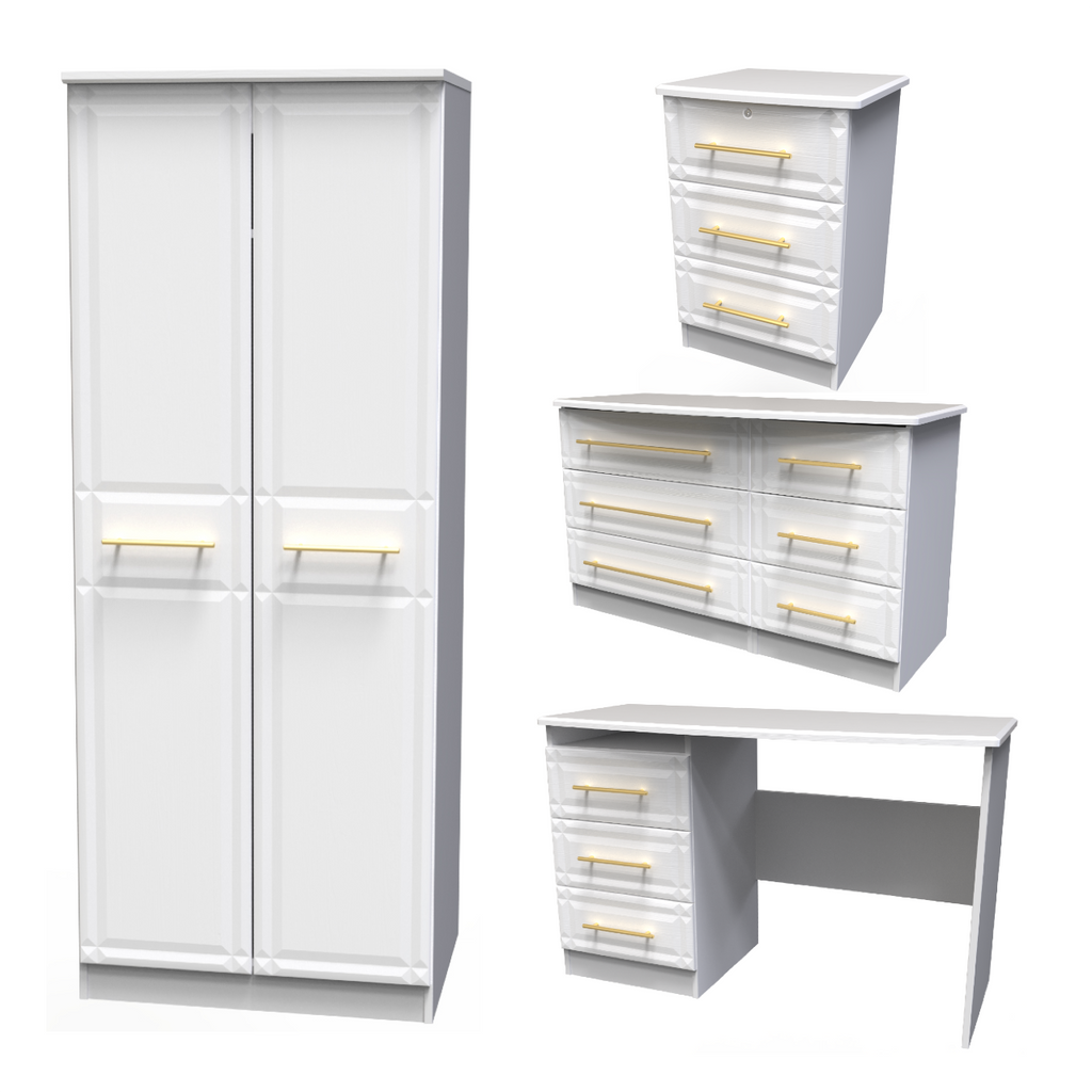 Faye White Ash Bedroom Set 7