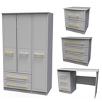 Faye Grey Ash Bedroom Set 8