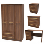 Faye Noche Walnut Bedroom Set 8
