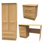 Faye Modern Oak Bedroom Set 4