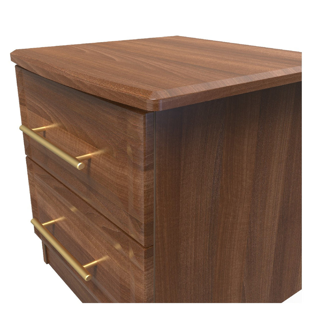 Faye Noche Walnut Bedroom Set 3