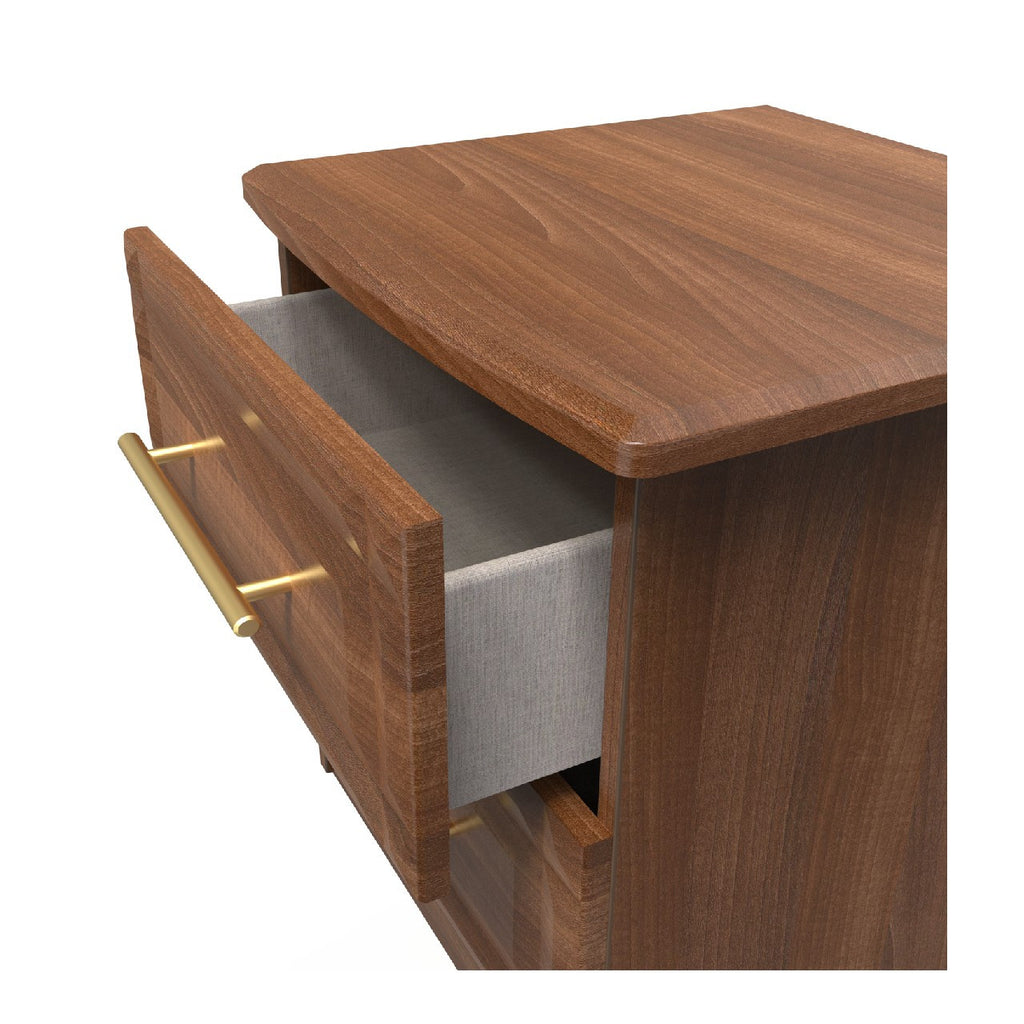Faye Noche Walnut Bedroom Set 3