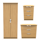 Flora Modern Oak Bedroom Set 1