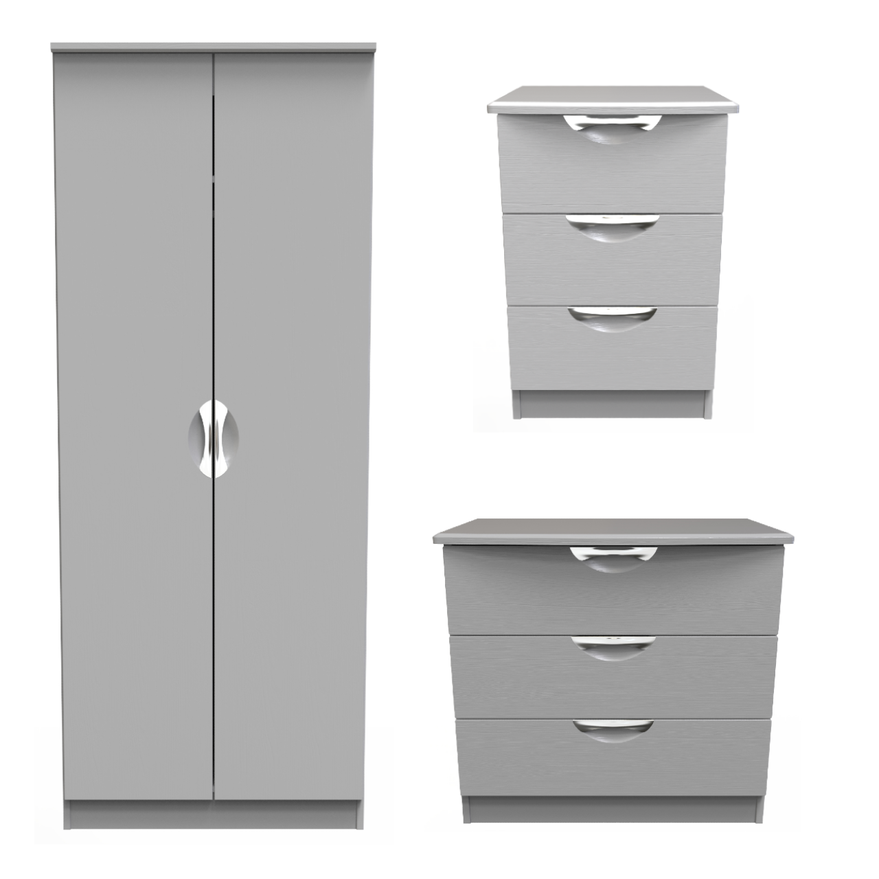 Flora Grey Ash Bedroom Set 1