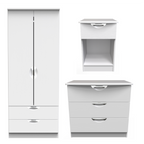 Flora White Ash Bedroom Set 2