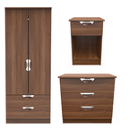 Flora Noche Walnut Bedroom Set 2