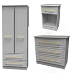 Faye Grey Ash Bedroom Set 2