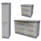 Faye Grey Ash Bedroom Set 3