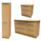 Faye Modern Oak Bedroom Set 3