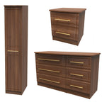 Faye Noche Walnut Bedroom Set 3
