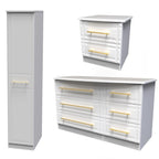 Faye White Ash Bedroom Set 3