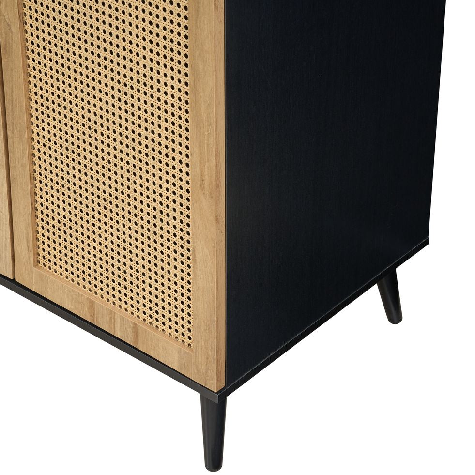 Manila Rattan 2 Door Wardrobe 3 Piece Bedroom Set