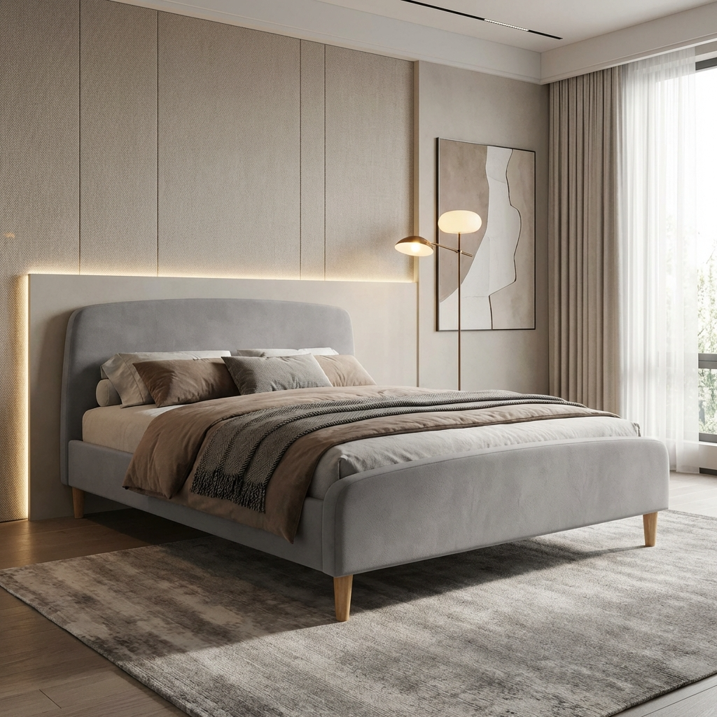 Geneva Fabric Bed Frame