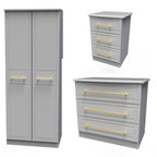 Faye Grey Matt Bedroom Set 1