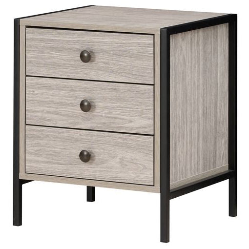 Alva Open Wardrobe with 2 Drawers 3 Piece Bedroom Set