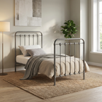 Havana Metal High Foot End Bed Frame