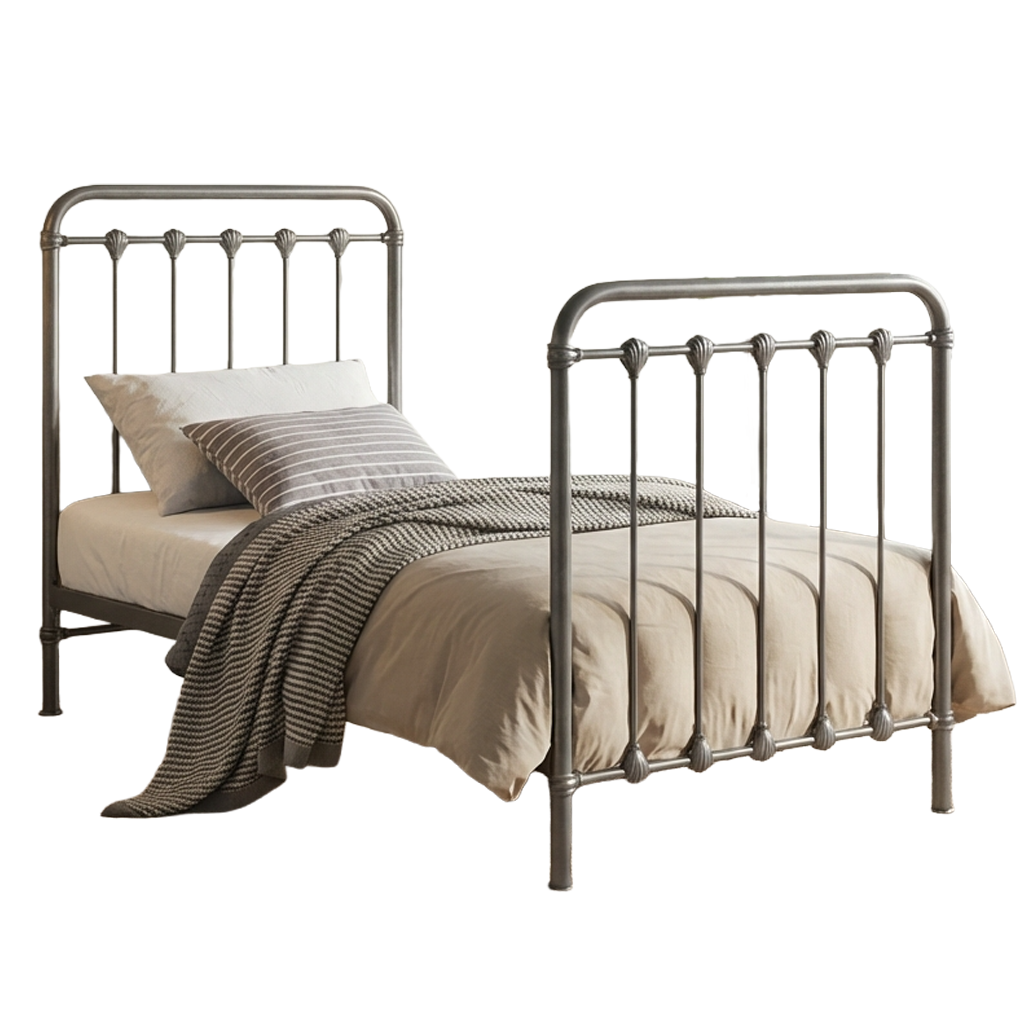 Havana Metal High Foot End Bed Frame