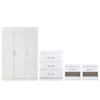 Highbury 4 Piece Bedroom Set With 3 Door Triple Wardrobe