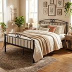 Holly Wrought Iron Bed Frame