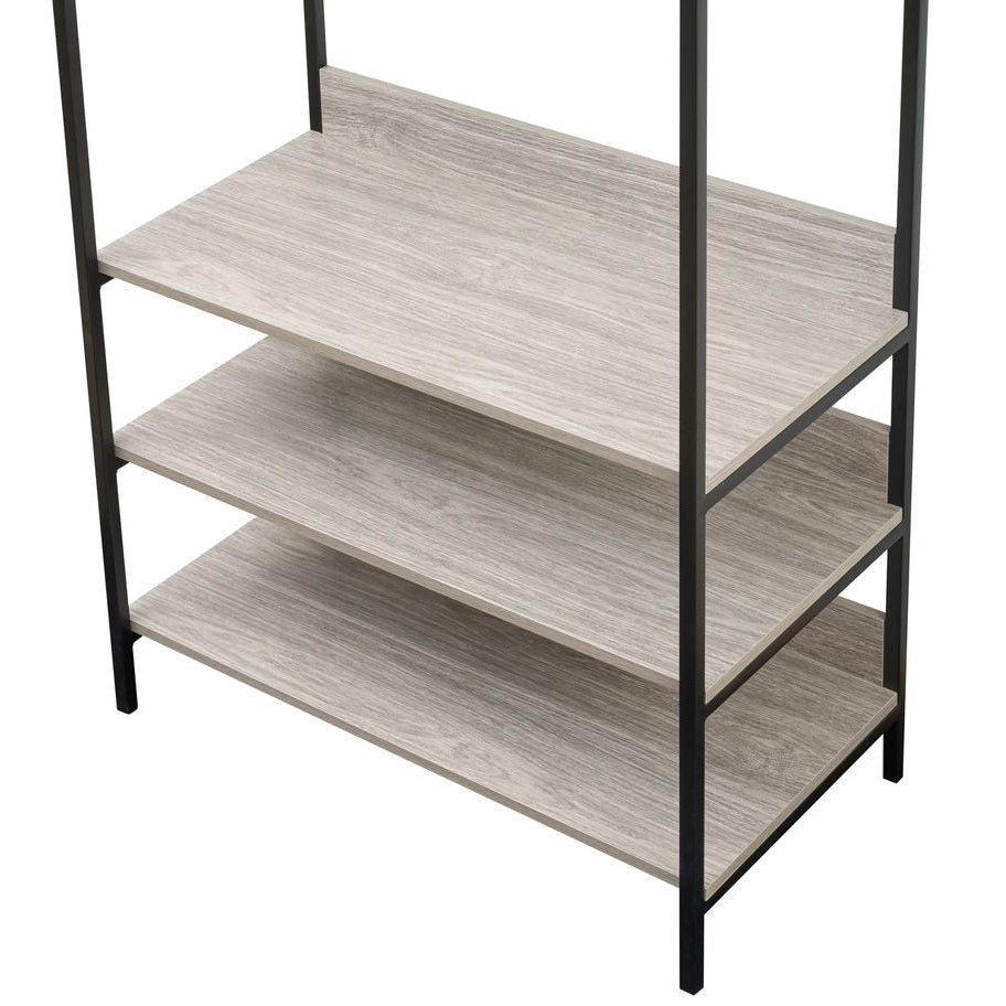 Alva Open Wardrobe with 2 Drawers 3 Piece Bedroom Set