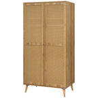 Manila Rattan 2 Door Double Wardrobe