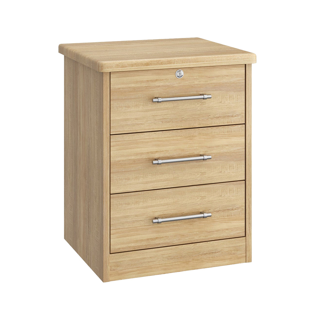 Karwell 3 Drawer Bedside Table