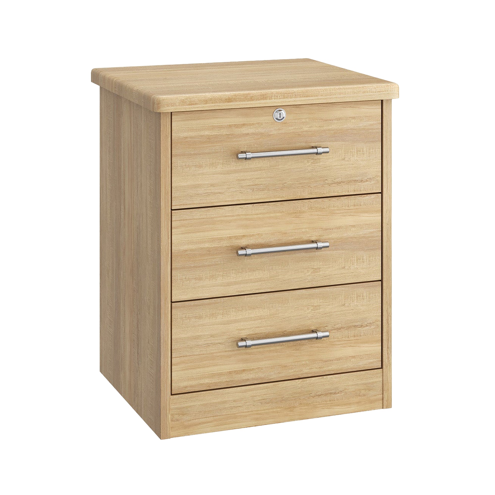 Karwell 3 Drawer Bedside Table