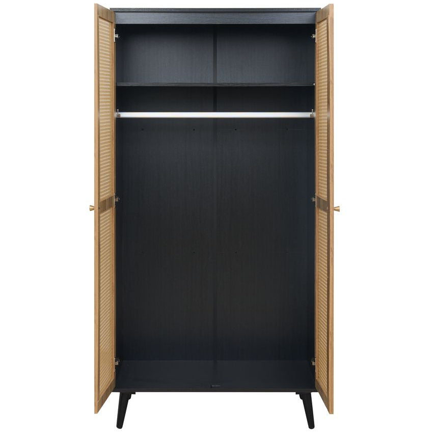 Manila Rattan 2 Door Wardrobe 3 Piece Bedroom Set