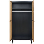 Manila Rattan 2 Door Wardrobe 3 Piece Bedroom Set
