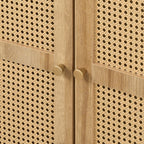 Manila Rattan 2 Door Wardrobe 3 Piece Bedroom Set