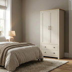 Lancaster 2 Door 2 Drawer Double Wardrobe