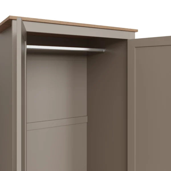 Lancaster 2 Door 2 Drawer Double Wardrobe
