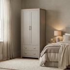 Lancaster 2 Door 2 Drawer Double Wardrobe