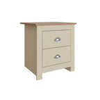 Lancaster 2 Drawer Bedside Table